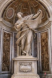 Saint Veronica; by Francesco Mochi; 1629–1639; Carrara marble; height: 5 m; St. Peter's Basilica, Rome