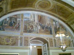 Frescoes in the palace