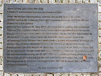 Gedenktafel, Mehringplatz, Berlin-Kreuzberg