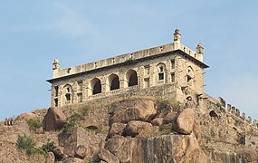 Baradari located at the top of the citadel