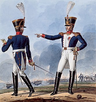 Chef de Bataillon and Colonel of line infantry