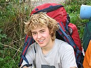 McManners on a DofE trip, 2009
