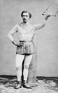 Jules Léotard, a gymnast and the inventor of the flying trapeze, became a Paris sensation in the 1860s. The tight-fitting gymnast's costume (a "leotard") is named for him.