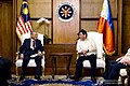Image 76Philippine President Duterte in a meeting with Mahathir in the Malacanang Palace in 2019 (from History of Malaysia)