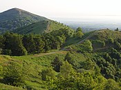 The Malvern Hills may have inspired Tolkien to create parts of the White Mountains.[30]