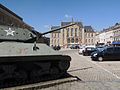 Marktplatz von Arlon mit amerikanischem Panzer