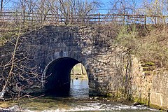 Aqueduct over the Pohatcong Creek by Inclined Plane 7 West, Bowerstown