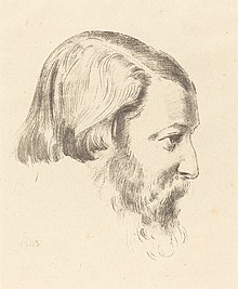 Lithograph portrait of Paul Serusier by Odilon Redon in the National Gallery of Art, Washington, DC.