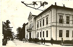 The Gorj county Prefecture building of the interwar period.