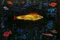 Paul Klee: Der Goldfisch, 1925, Öl und Aquarell auf Papier auf Karton