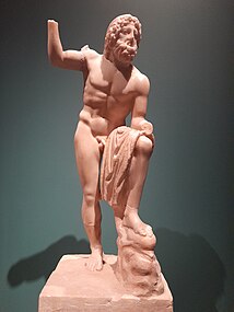 Statuette of Poseidon, marble