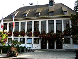 The town hall in Rhinau