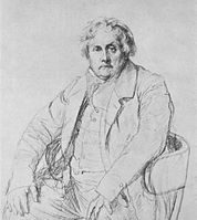 Ingres, Study for the Portrait of Monsieur Bertin, 1832. Bequeathed to the Louvre by Grace Rainey Rogers in 1943