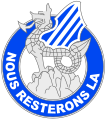 3rd Infantry Division "Nous Resterons La" (We Shall Remain Here)