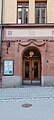 August Strindberg Museum Front Door Drottninggatan 85, entrance at street level for fourth floor flat