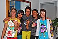 Image 17Brazilian indie pop group Restart wearing "colorido" fashion, popular for most of the early 2010s in Brazil (from 2010s in fashion)