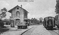Bourg-et-Comin railway station c 1900.
