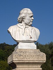 Bust of Daumier in Valmondois, France, by the French sculptor Adolphe Victor Geoffroy-Dechaume.