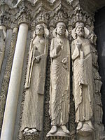 West portal of Chartres Cathedral (c. 1145)