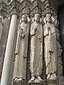 Chartres, Westportal, um 1145