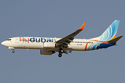 Boeing 737-800 der Flydubai