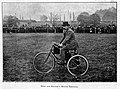 G. Bouton on Tricycle 0.75 HP at 1895 Tunbridge Wells Exhibition