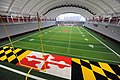 End zone at Cole Field House at the University of Maryland