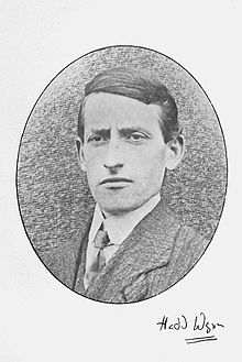 Ellis Humphrey Evans, c.1910. Frontispiece in Cerddi'r Bugail (1918)