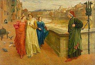 Henry Holiday Dante and Beatrice 1882–1884
