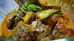 Kare-kare is a stew made from oxtail and tripe.