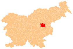 Location of the Municipality of Laško in Slovenia