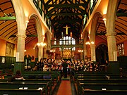 Nave with choir practice