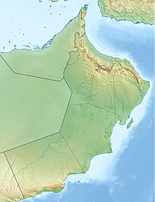 Reliefkarte: Oman