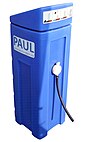 Portable Aqua Unit for Lifesaving (PAUL) mit Piktogramm auch für Analphabeten