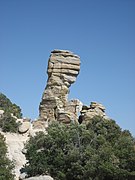 Hitchcock Pinnacle, a hoodoo along Catalina Highway