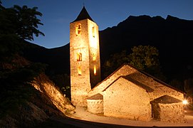 Night view, Sant Joan de Boí