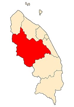 Location of Hulu Terengganu District in Terengganu