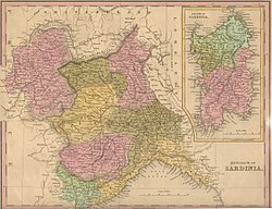 Savoyan States in 1839