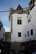 View of the keep from within the medina.