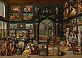 The Gallery of Cornelis van der Geest, by Willem van Haecht shows this painting hanging on the rear wall.