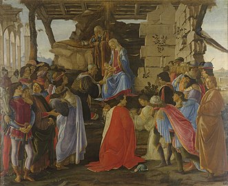 Die Anbetung der Heiligen drei Könige, ca. 1476