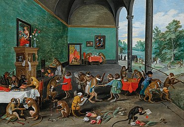 Jan Brueghel d. J. (zugeschrieben): Allegorie der Tulpenmanie, Öl auf Holz, 25,5 × 36,0 cm, versteigert im Juni 2020 im Dorotheum, Wien