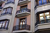 Art Deco balcony in Haute-Savoie, France