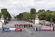 In 2017, US President Donald Trump attended the Bastille Day parade in Paris at the invitation of President Emmanuel Macron