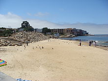 One of many beaches along the Monterey Bay coast line
