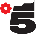 Canale 5's seventh logo used from 1987 to 2001