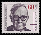 Karl Barth, Briefmarke der Bundespost von 1986