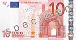 €10 obverse