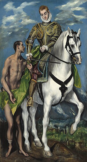 San Martín y el mendigo (El Greco)