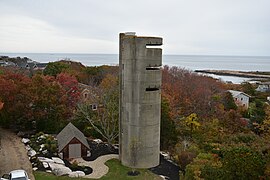 Emerson Point Fire Control Tower in Rockport MA